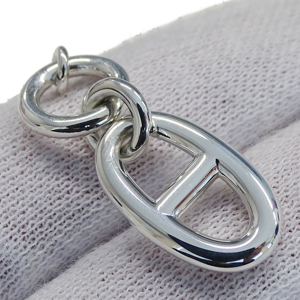 Hermes Necklace Chaine D'ancre Amulet Silver Polished — view 8