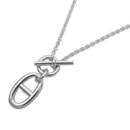Hermes Necklace Chaine D'ancre Amulet Silver Polished