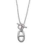 Hermes Necklace Chaine D'ancre Amulet Silver Polished — view 2