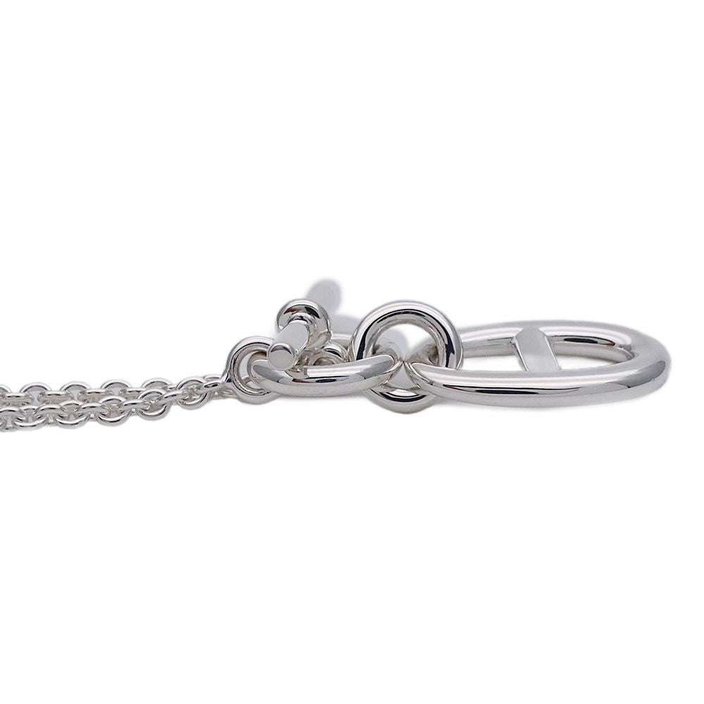 Hermes Necklace Chaine D'ancre Amulet Silver Polished — view 3
