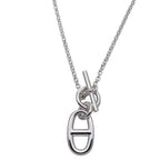 Hermes Necklace Chaine D'ancre Amulet Silver Polished — view 2