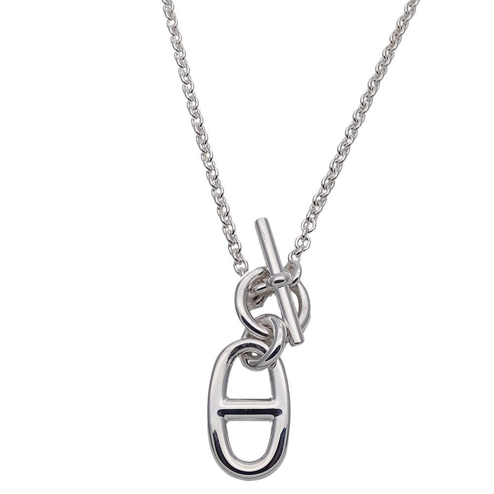 Hermes Necklace Chaine D'ancre Amulet Silver Polished — view 2