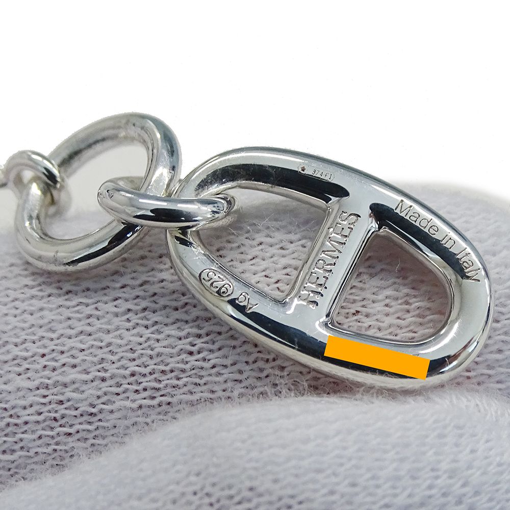 Hermes Necklace Chaine D'ancre Amulet Silver Polished — view 6