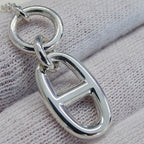 Hermes Necklace Chaine D'ancre Amulet Silver Polished — view 8