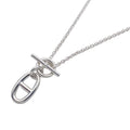 Hermes Necklace Chaine D'ancre Amulet Silver Polished