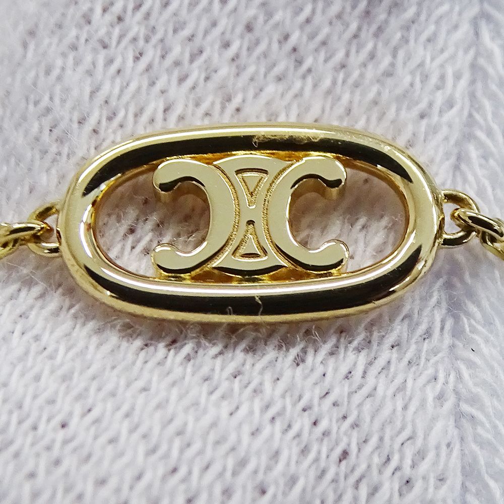 Celine Bracelet Maillon Triomphe Yellow Gold Polished — view 9