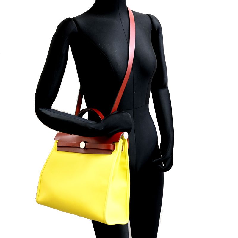 Hermes Handbag Yellow — view 9
