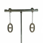 Hermes Chaine D'ancre Farandole Earrings One Color Chain Silver BB