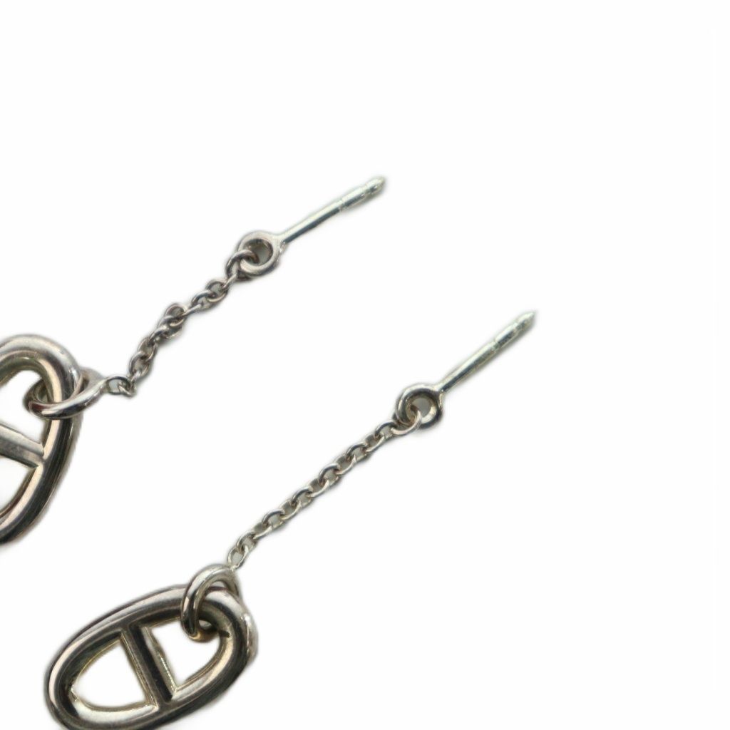 Hermes Chaine D'ancre Farandole Earrings One Color Chain Silver BB — view 5
