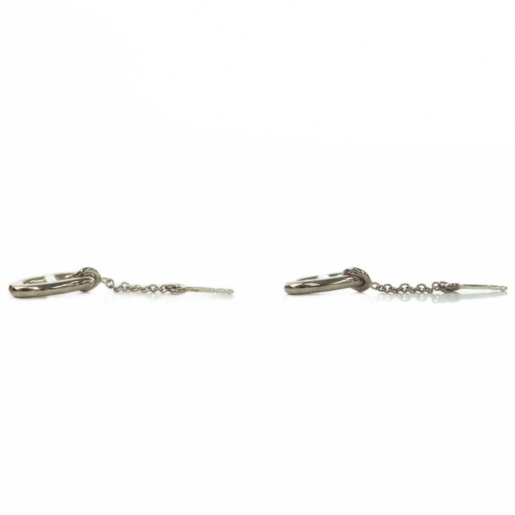 Hermes Chaine D'ancre Farandole Earrings One Color Chain Silver BB — view 6
