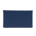 Hermes Calvi Duo Navy Coin Case Card Silver