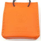Hermes Sac Orange Bag Motif Leather Bag Charm Strap — view 3