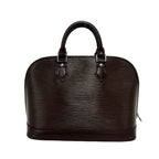 Louis Vuitton Alma Epi Leather Mini Boston Bag Dark Brown Mocha — view 3