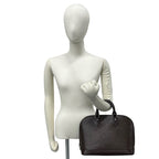 Louis Vuitton Alma Epi Leather Mini Boston Bag Dark Brown Mocha — view 2