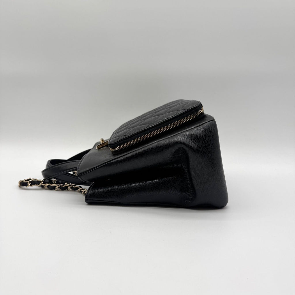 Chanel Tote Shoulder Bag 2-Way Business Affinity Small Shopping CC Logo — view 3