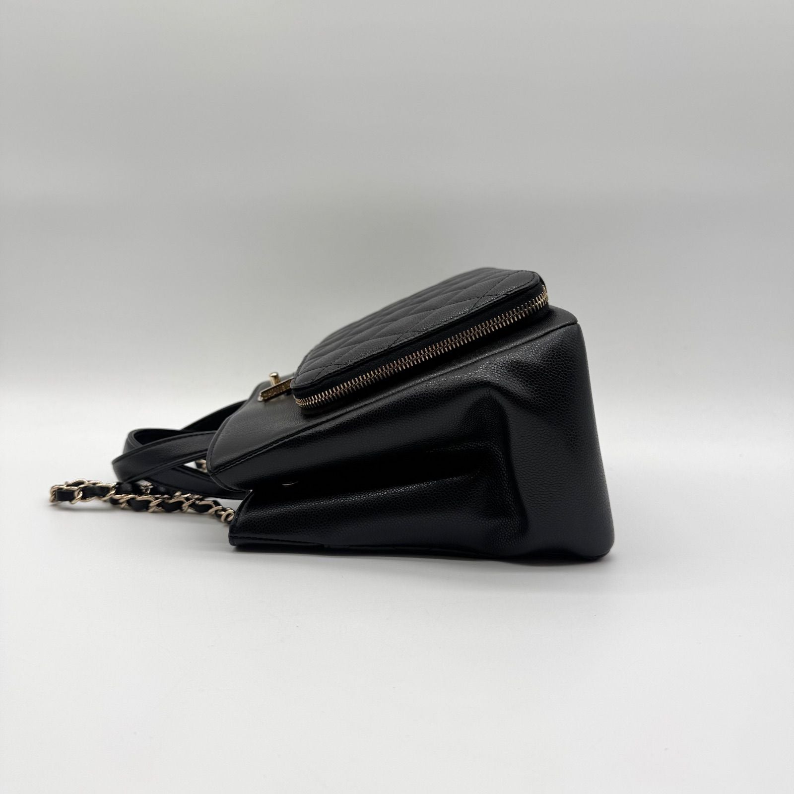 Chanel Tote Shoulder Bag 2-Way Business Affinity Small Shopping CC Logo — view 3