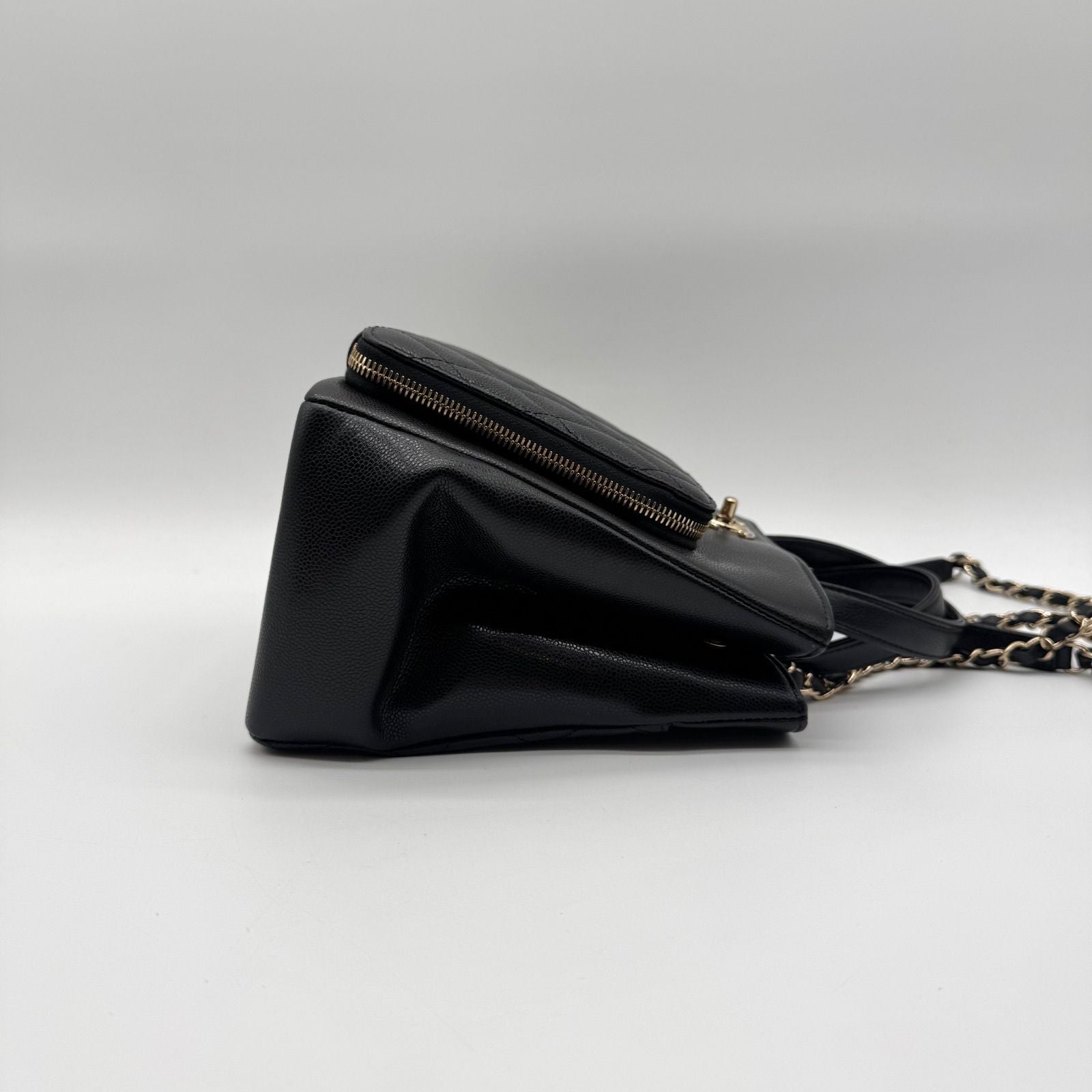 Chanel Tote Shoulder Bag 2-Way Business Affinity Small Shopping CC Logo — view 4