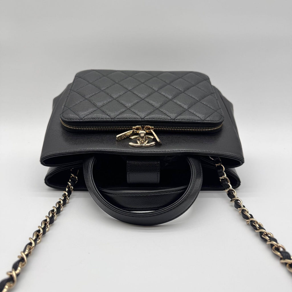 Chanel Tote Shoulder Bag 2-Way Business Affinity Small Shopping CC Logo — view 5