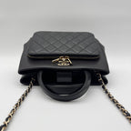 Chanel Tote Shoulder Bag 2-Way Business Affinity Small Shopping CC Logo — view 5