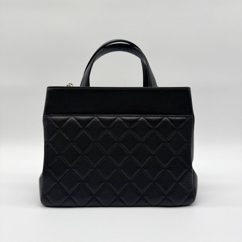 Chanel Tote Shoulder Bag 2-Way Business Affinity Small Shopping CC Logo — view 2