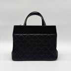 Chanel Tote Shoulder Bag 2-Way Business Affinity Small Shopping CC Logo — view 2