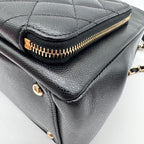 Chanel Tote Shoulder Bag 2-Way Business Affinity Small Shopping CC Logo — view 8