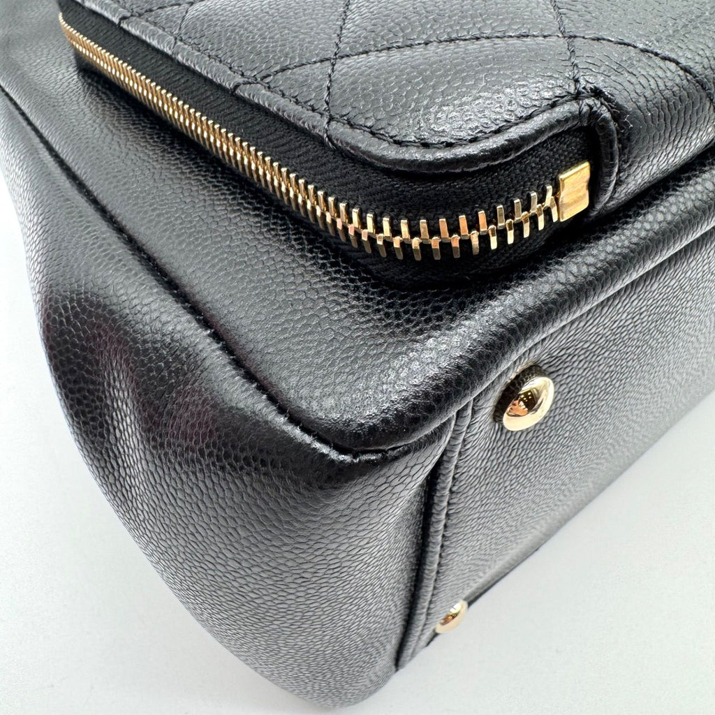 Chanel Tote Shoulder Bag 2-Way Business Affinity Small Shopping CC Logo — view 7