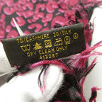 Louis Vuitton Shawl Cashmere Silk Large Leopard Scarf — view 4