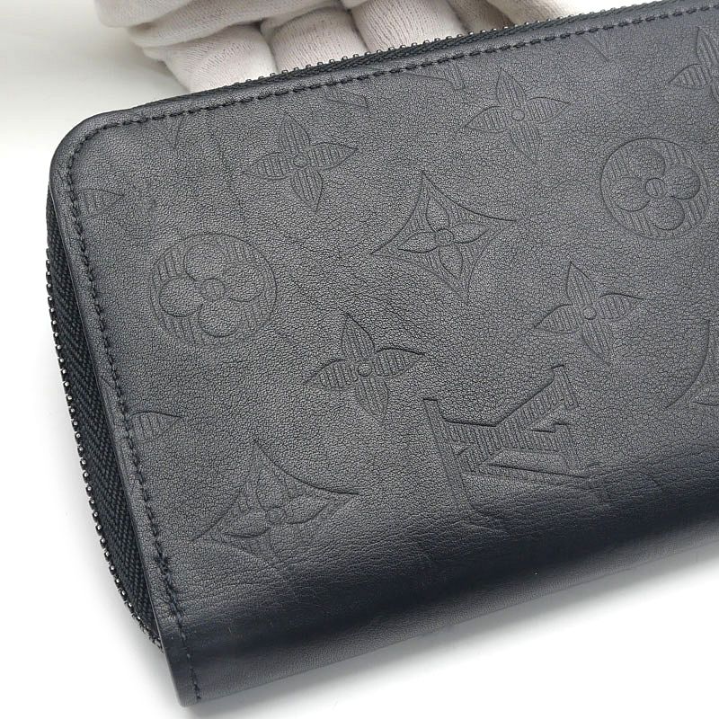 Louis Vuitton Zippy Wallet Vertical Monogram Shadow — view 3