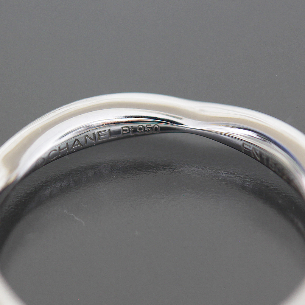 Chanel Camellia Diamond Half Eternity Ring Box and Paper — view 3