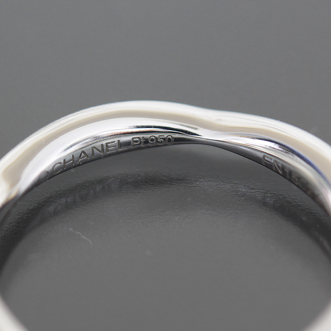 Chanel Camellia Diamond Half Eternity Ring Box and Paper — view 3