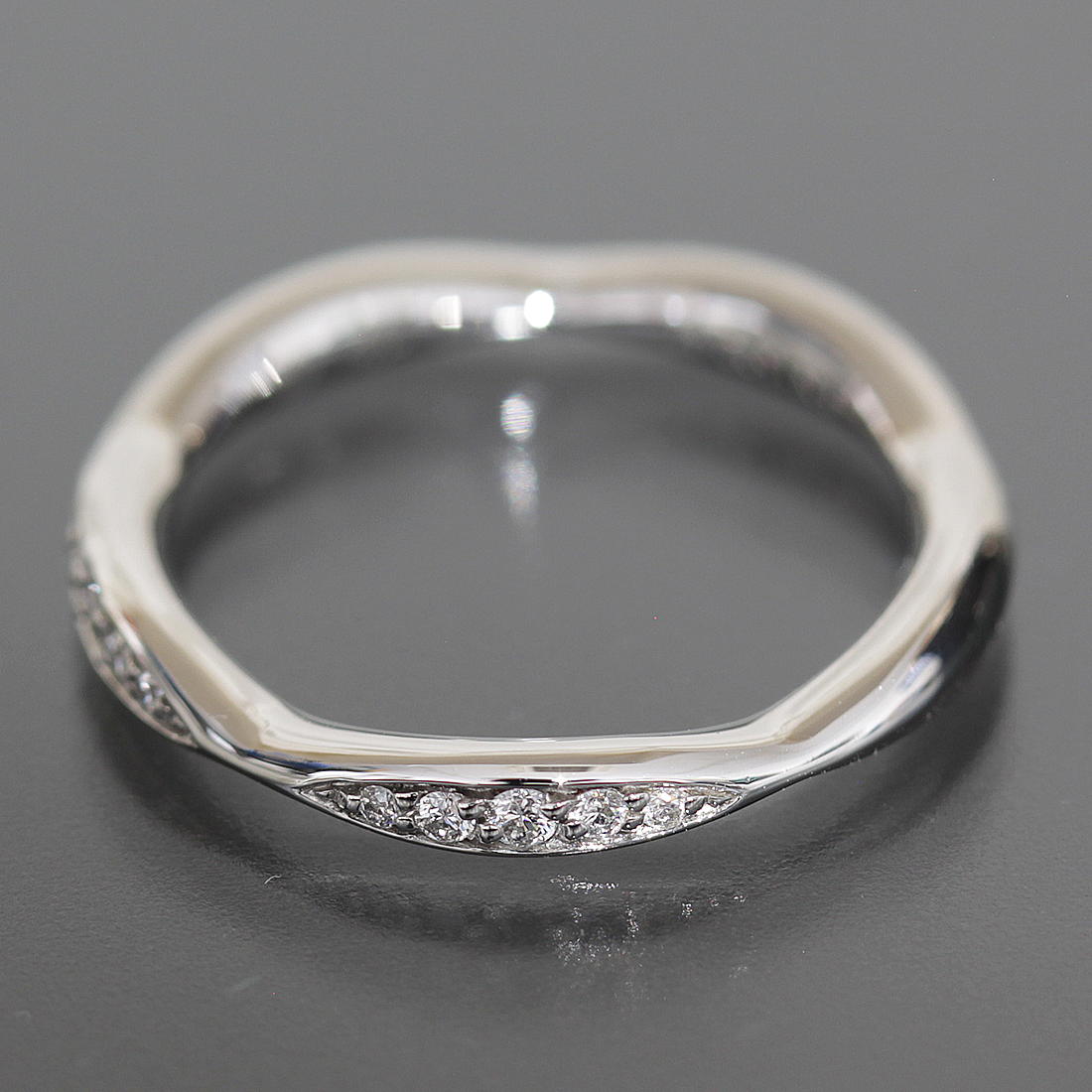 Chanel Camellia Diamond Half Eternity Ring Box and Paper — view 2
