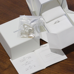 Chanel Camellia Diamond Half Eternity Ring Box and Paper — view 6