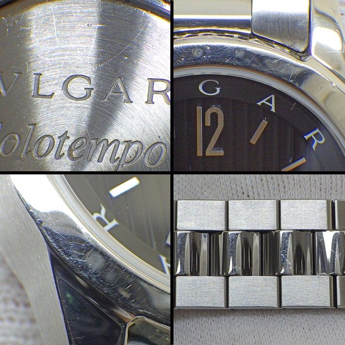 Bvlgari Watch Solo Tempo Date Black Dial SS Quartz Analog — view 7