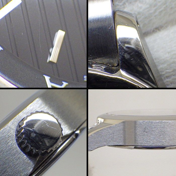 Bvlgari Watch Solo Tempo Date Black Dial SS Quartz Analog — view 6