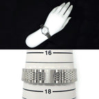 Gucci Watch Timeless 126.5 GG Pattern White Shell Dial Date Luminous Index — view 8