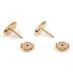 Hermes Earrings Chaine D'ancre Verso 18 Points Diamond Total White Ceramic 18k — view 2