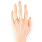 Dior Ring Rose Des Vents Points Diamond Total White Shell 18k Yellow Gold — view 6