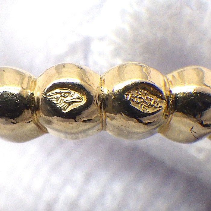 Dior Ring Rose Des Vents Points Diamond Total White Shell 18k Yellow Gold — view 4