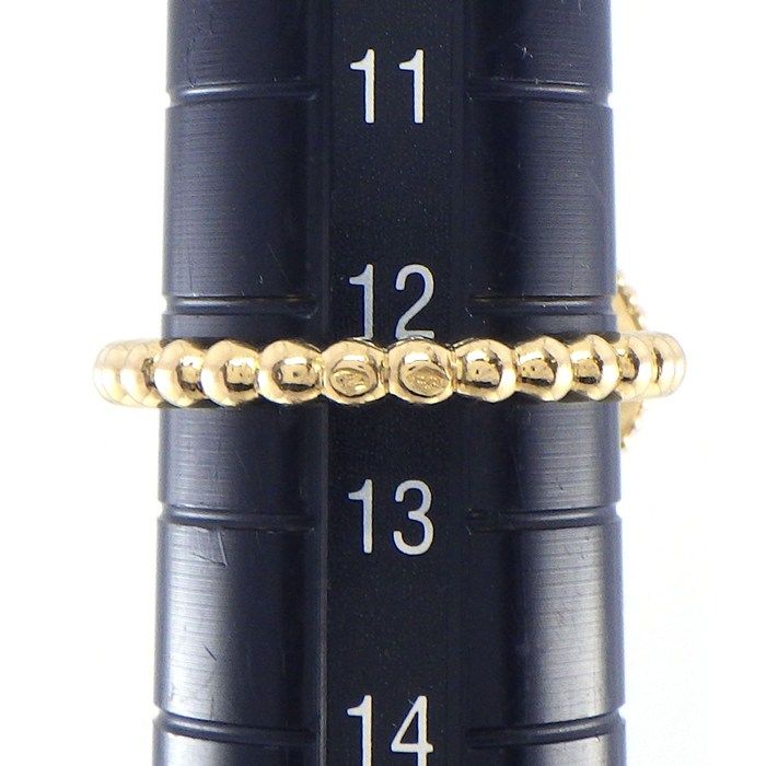 Dior Ring Rose Des Vents Points Diamond Total White Shell 18k Yellow Gold — view 7
