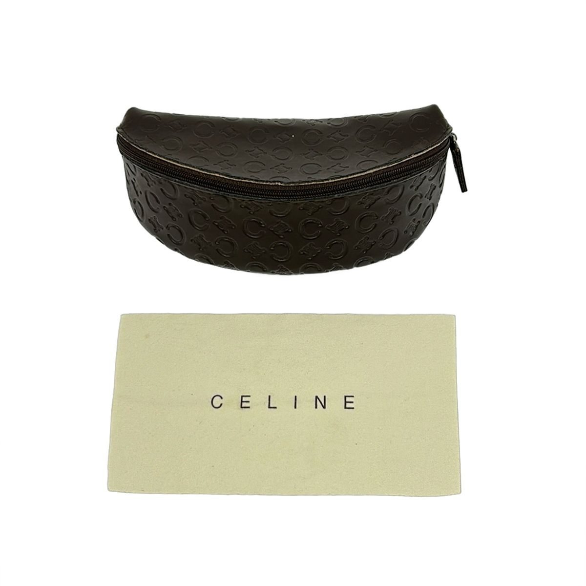 Celine Sunglasses Black Gray Clear Rhinestone Eyewear — view 5