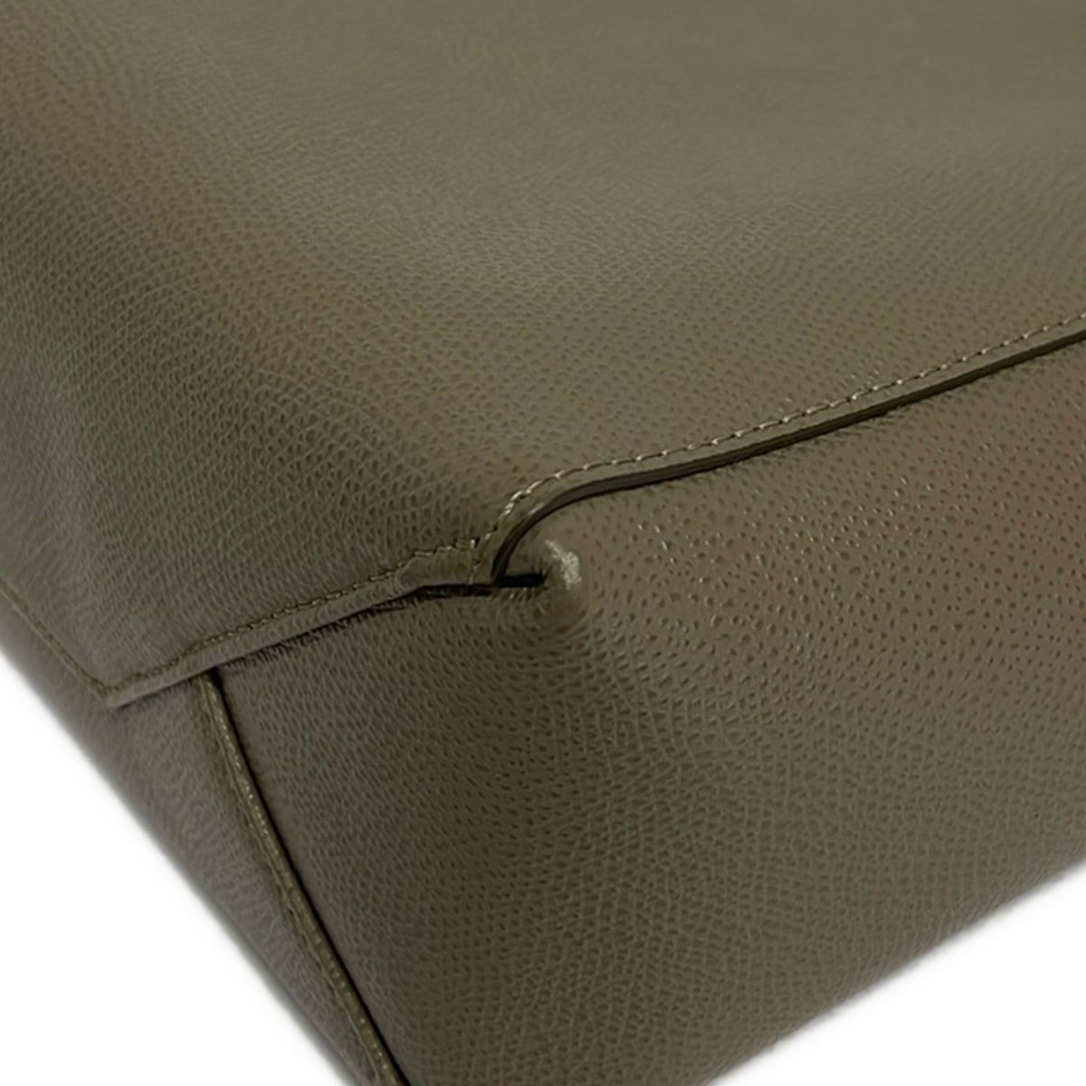 Celine Tote Vertical Cabas Mall Gray Beige Leather — view 6