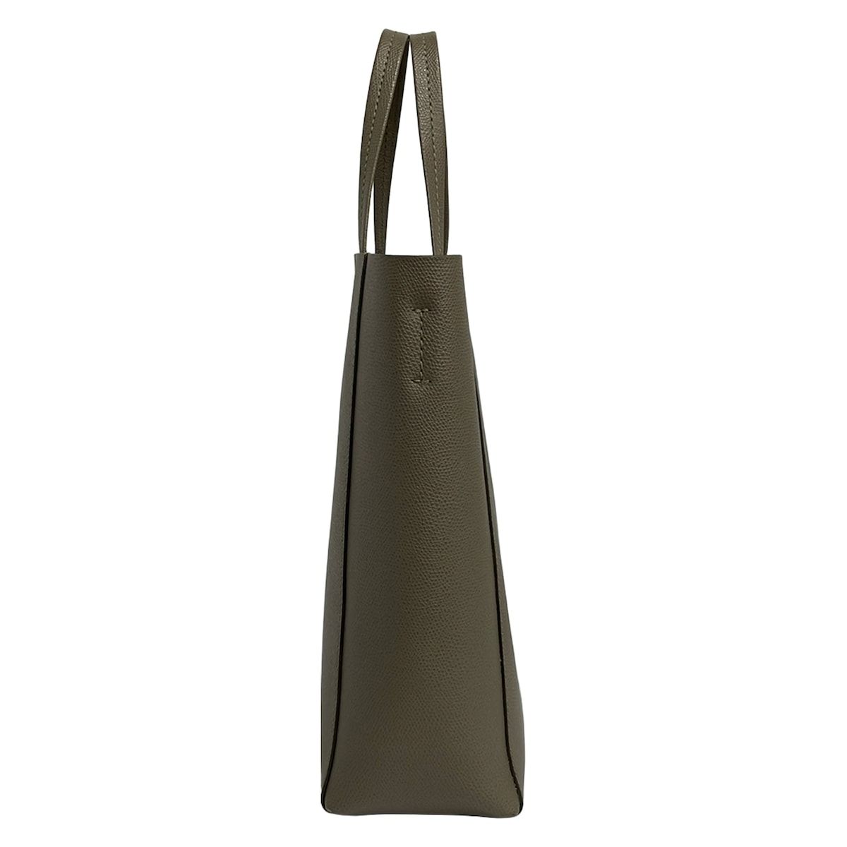 Celine Tote Vertical Cabas Mall Gray Beige Leather — view 4