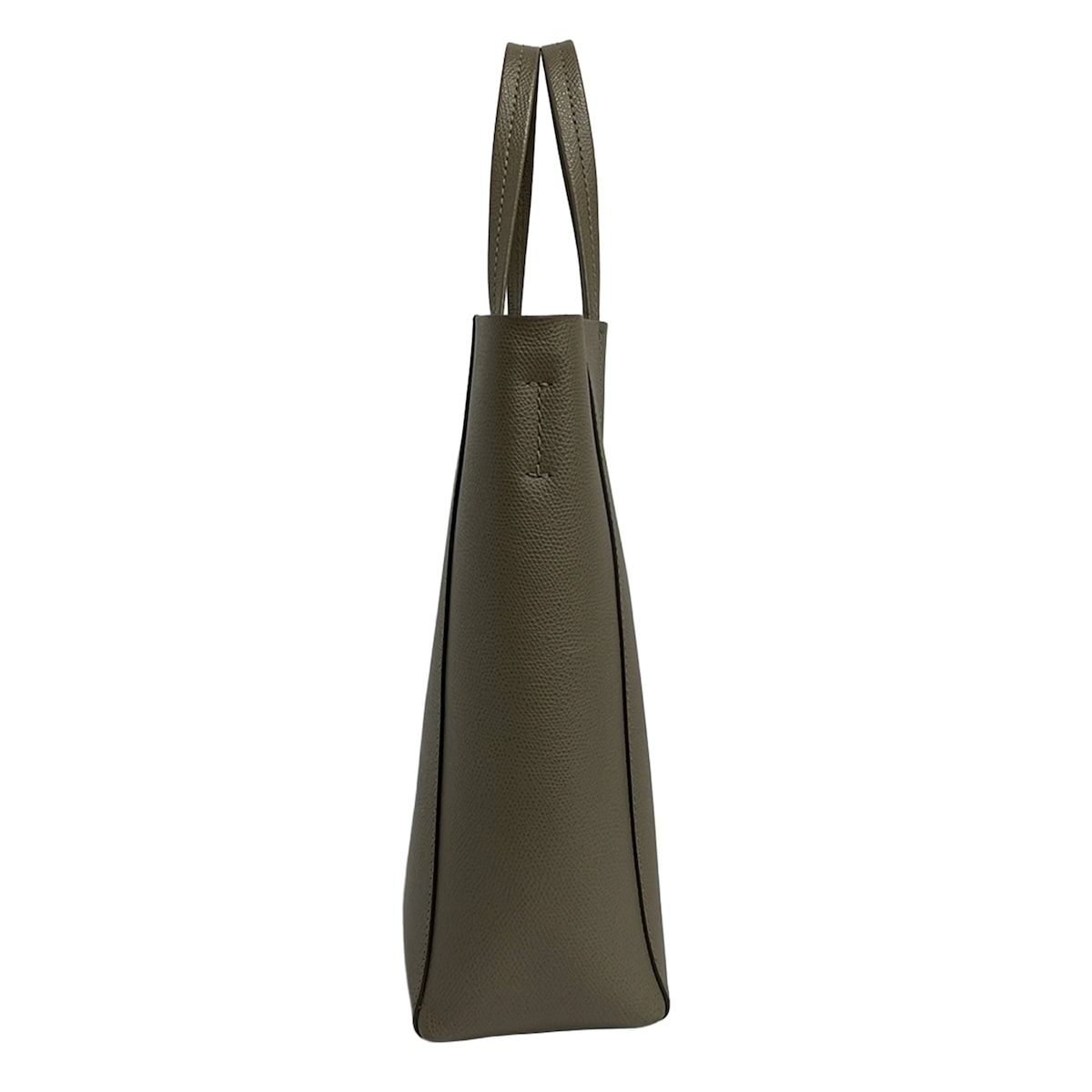 Celine Tote Vertical Cabas Mall Gray Beige Leather — view 2
