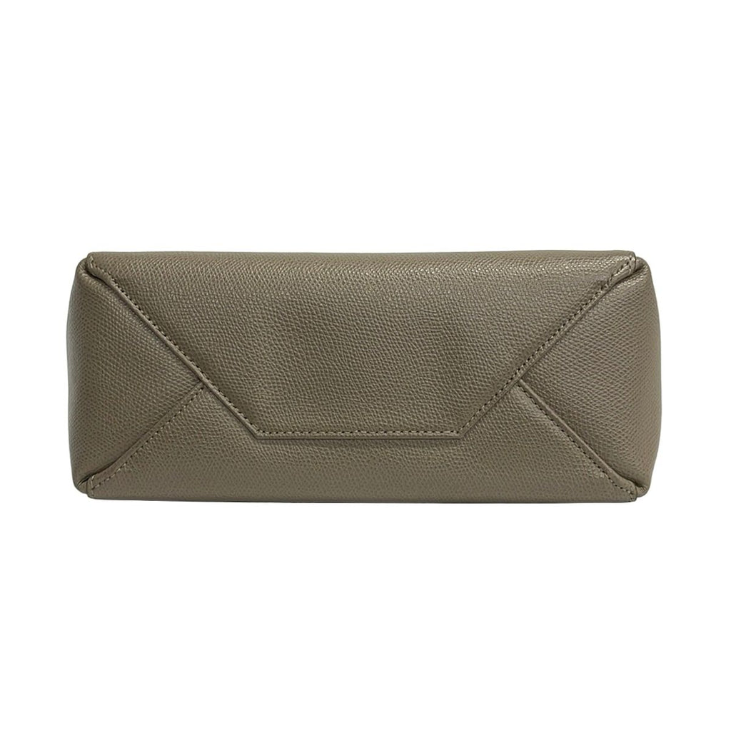 Celine Tote Vertical Cabas Mall Gray Beige Leather — view 5