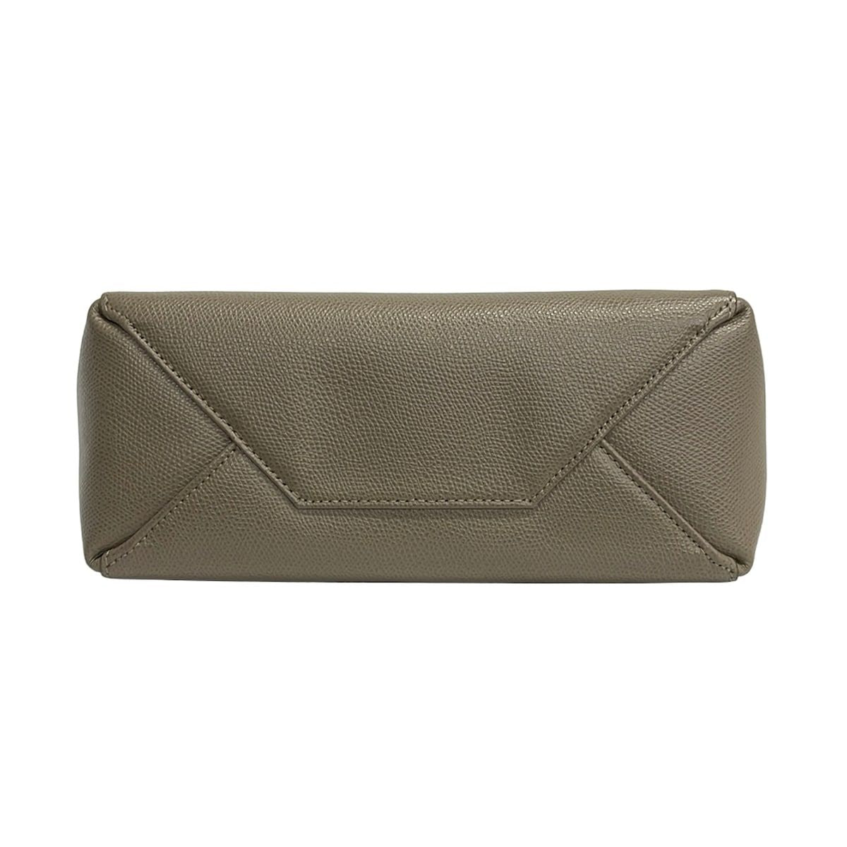 Celine Tote Vertical Cabas Mall Gray Beige Leather — view 5