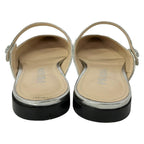 Prada Mules 35 Silver Leather — view 3