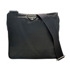 Prada Shoulder Bag Nylon Black Going Out Crossbody Adult Simple