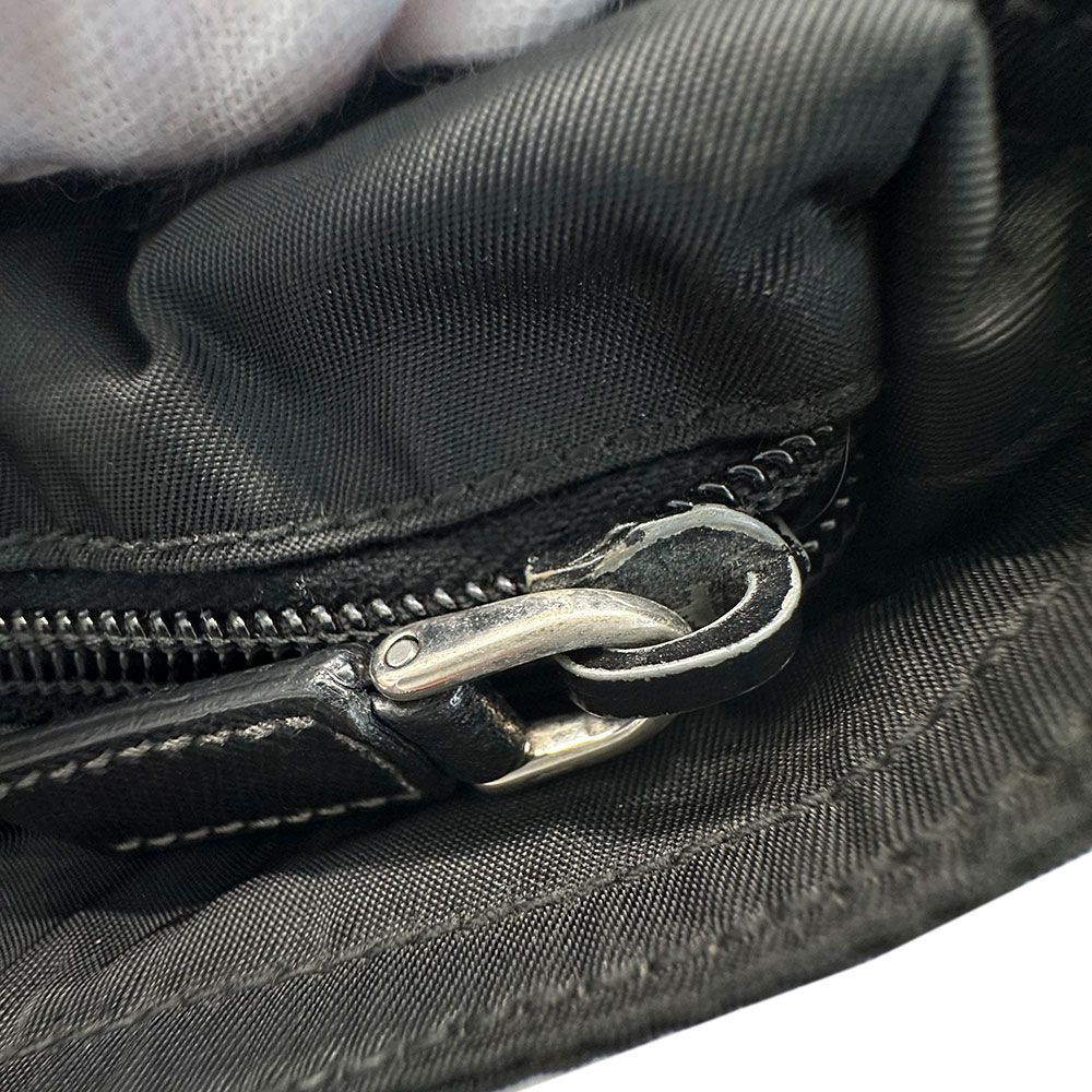 Prada Shoulder Bag Nylon Black Going Out Crossbody Adult Simple — view 9