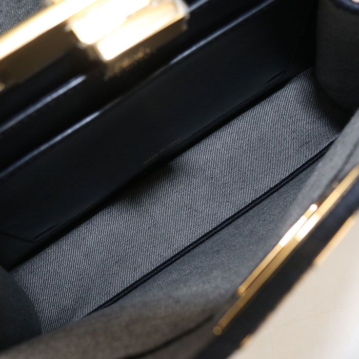 Fendi 2-Way Peekaboo Handbag Jacquard — view 4